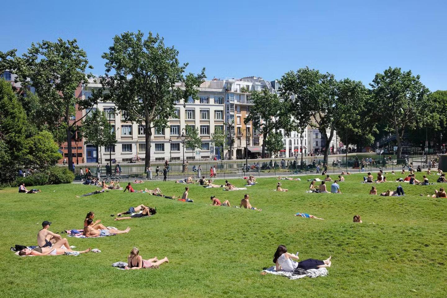 Paradis Du Canal St-Martin Et Jardin Villemin Paris Luaran gambar